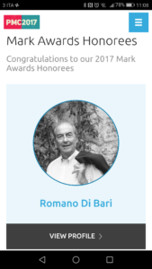 Romano Di Bari presidente di flipperMusic riceverà il Mark Awards del PMA , premio prestigioso nel settore Production Music